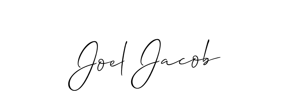 Create a beautiful signature design for name Joel Jacob. With this signature (Allison_Script) fonts, you can make a handwritten signature for free. Joel Jacob signature style 2 images and pictures png