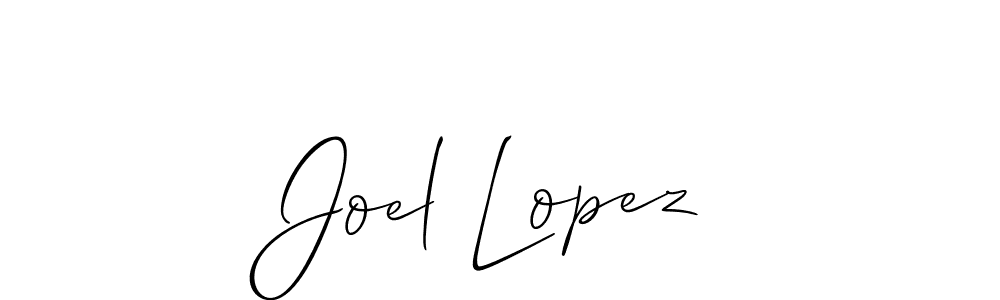 Create a beautiful signature design for name Joel Lopez. With this signature (Allison_Script) fonts, you can make a handwritten signature for free. Joel Lopez signature style 2 images and pictures png