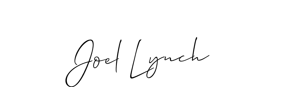 Create a beautiful signature design for name Joel Lynch. With this signature (Allison_Script) fonts, you can make a handwritten signature for free. Joel Lynch signature style 2 images and pictures png