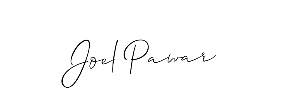 You should practise on your own different ways (Allison_Script) to write your name (Joel Pawar) in signature. don't let someone else do it for you. Joel Pawar signature style 2 images and pictures png