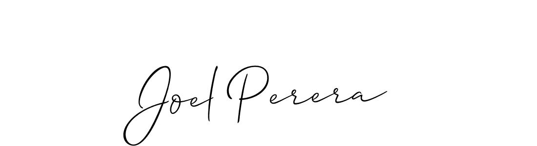 The best way (Allison_Script) to make a short signature is to pick only two or three words in your name. The name Joel Perera include a total of six letters. For converting this name. Joel Perera signature style 2 images and pictures png