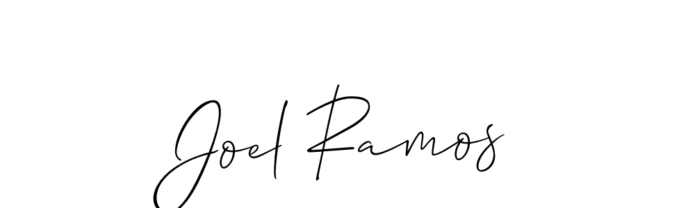 Joel Ramos stylish signature style. Best Handwritten Sign (Allison_Script) for my name. Handwritten Signature Collection Ideas for my name Joel Ramos. Joel Ramos signature style 2 images and pictures png