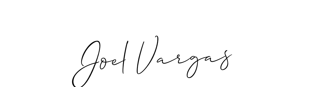 How to make Joel Vargas signature? Allison_Script is a professional autograph style. Create handwritten signature for Joel Vargas name. Joel Vargas signature style 2 images and pictures png