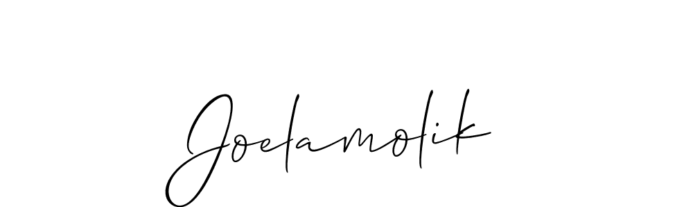 You can use this online signature creator to create a handwritten signature for the name Joelamolik. This is the best online autograph maker. Joelamolik signature style 2 images and pictures png