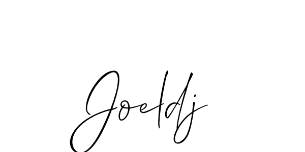 Also You can easily find your signature by using the search form. We will create Joeldj name handwritten signature images for you free of cost using Allison_Script sign style. Joeldj signature style 2 images and pictures png