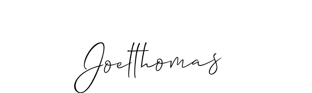 Make a beautiful signature design for name Joelthomas. With this signature (Allison_Script) style, you can create a handwritten signature for free. Joelthomas signature style 2 images and pictures png