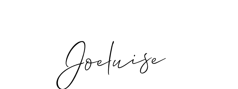 Best and Professional Signature Style for Joeluise. Allison_Script Best Signature Style Collection. Joeluise signature style 2 images and pictures png