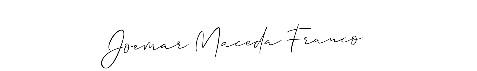 Best and Professional Signature Style for Joemar Maceda Franco. Allison_Script Best Signature Style Collection. Joemar Maceda Franco signature style 2 images and pictures png