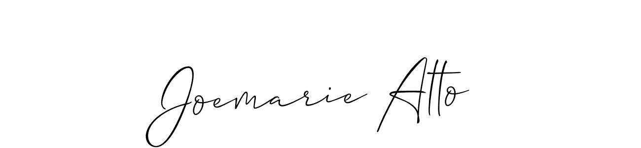 The best way (Allison_Script) to make a short signature is to pick only two or three words in your name. The name Joemarie Alto include a total of six letters. For converting this name. Joemarie Alto signature style 2 images and pictures png