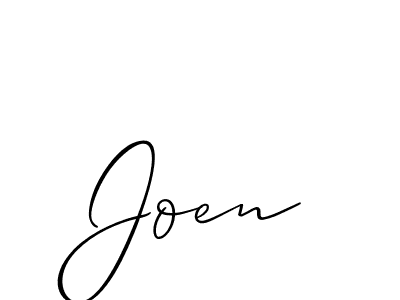 Make a short Joen signature style. Manage your documents anywhere anytime using Allison_Script. Create and add eSignatures, submit forms, share and send files easily. Joen signature style 2 images and pictures png