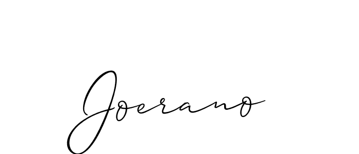 Also You can easily find your signature by using the search form. We will create Joerano name handwritten signature images for you free of cost using Allison_Script sign style. Joerano signature style 2 images and pictures png