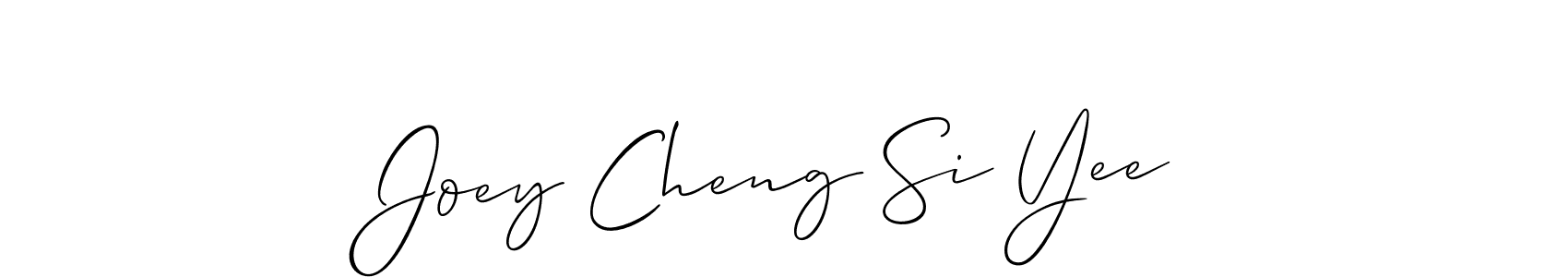 Here are the top 10 professional signature styles for the name Joey Cheng Si Yee. These are the best autograph styles you can use for your name. Joey Cheng Si Yee signature style 2 images and pictures png