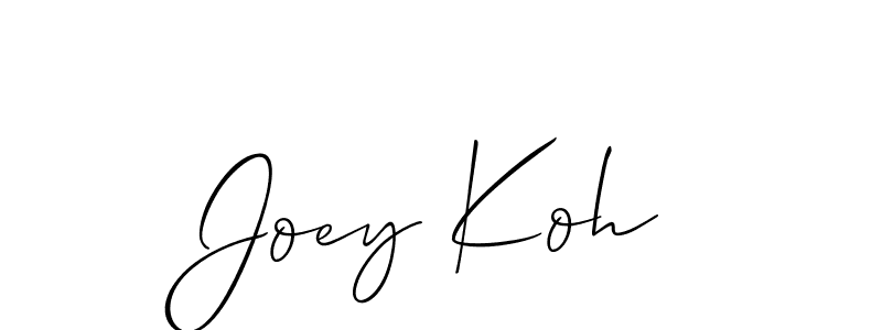 Check out images of Autograph of Joey Koh name. Actor Joey Koh Signature Style. Allison_Script is a professional sign style online. Joey Koh signature style 2 images and pictures png