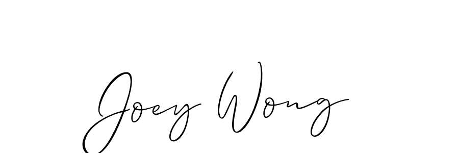 Create a beautiful signature design for name Joey Wong. With this signature (Allison_Script) fonts, you can make a handwritten signature for free. Joey Wong signature style 2 images and pictures png