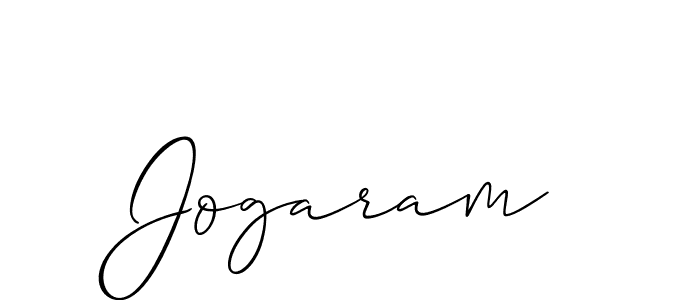 The best way (Allison_Script) to make a short signature is to pick only two or three words in your name. The name Jogaram include a total of six letters. For converting this name. Jogaram signature style 2 images and pictures png