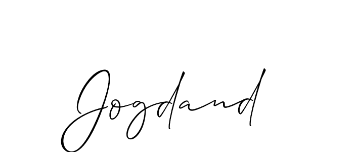 if you are searching for the best signature style for your name Jogdand. so please give up your signature search. here we have designed multiple signature styles  using Allison_Script. Jogdand signature style 2 images and pictures png