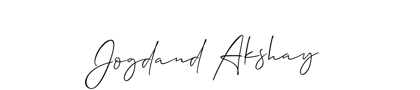 Make a beautiful signature design for name Jogdand Akshay. Use this online signature maker to create a handwritten signature for free. Jogdand Akshay signature style 2 images and pictures png