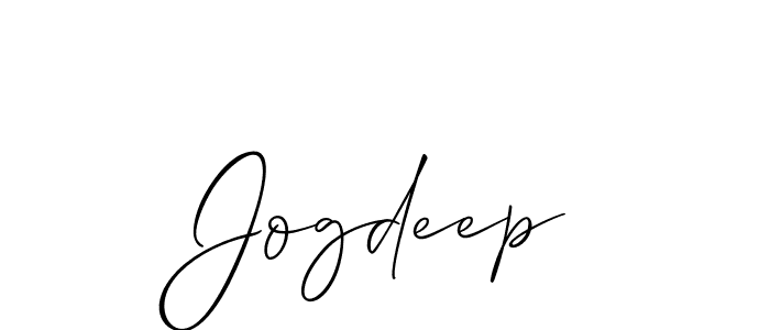 How to Draw Jogdeep signature style? Allison_Script is a latest design signature styles for name Jogdeep. Jogdeep signature style 2 images and pictures png