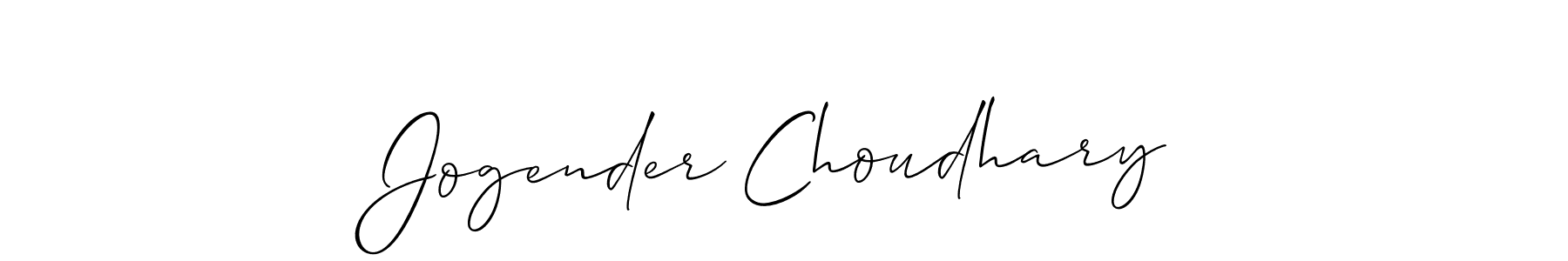 This is the best signature style for the Jogender Choudhary name. Also you like these signature font (Allison_Script). Mix name signature. Jogender Choudhary signature style 2 images and pictures png
