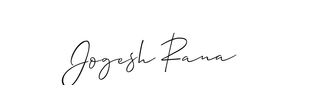 Jogesh Rana stylish signature style. Best Handwritten Sign (Allison_Script) for my name. Handwritten Signature Collection Ideas for my name Jogesh Rana. Jogesh Rana signature style 2 images and pictures png