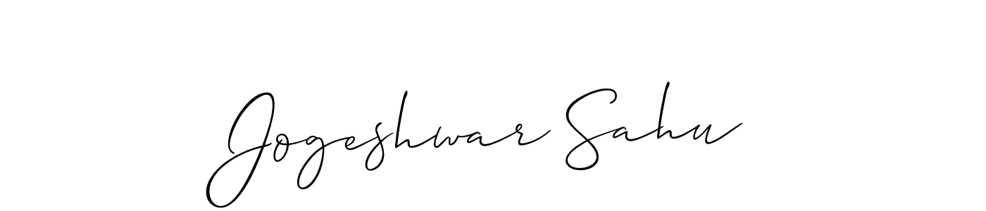 How to Draw Jogeshwar Sahu signature style? Allison_Script is a latest design signature styles for name Jogeshwar Sahu. Jogeshwar Sahu signature style 2 images and pictures png