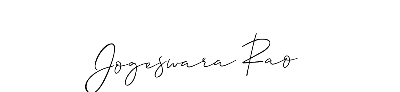 Design your own signature with our free online signature maker. With this signature software, you can create a handwritten (Allison_Script) signature for name Jogeswara Rao. Jogeswara Rao signature style 2 images and pictures png