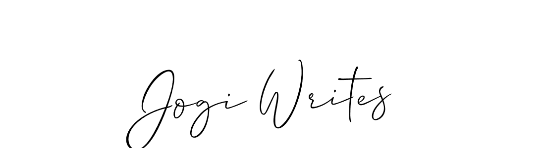 This is the best signature style for the Jogi Writes name. Also you like these signature font (Allison_Script). Mix name signature. Jogi Writes signature style 2 images and pictures png