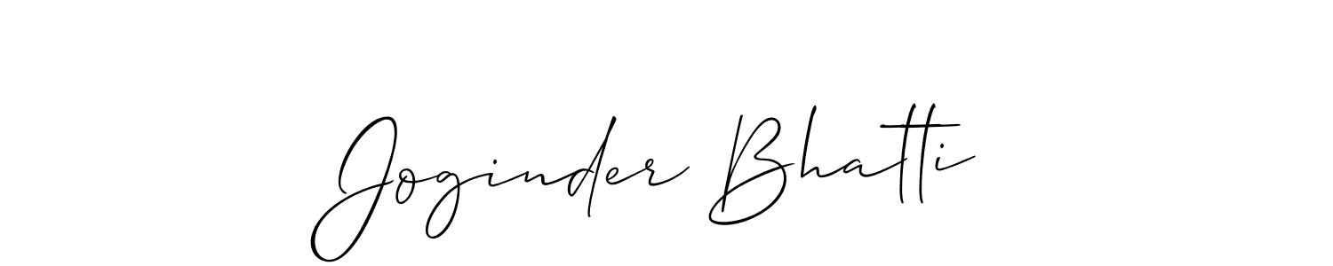 Similarly Allison_Script is the best handwritten signature design. Signature creator online .You can use it as an online autograph creator for name Joginder Bhatti. Joginder Bhatti signature style 2 images and pictures png