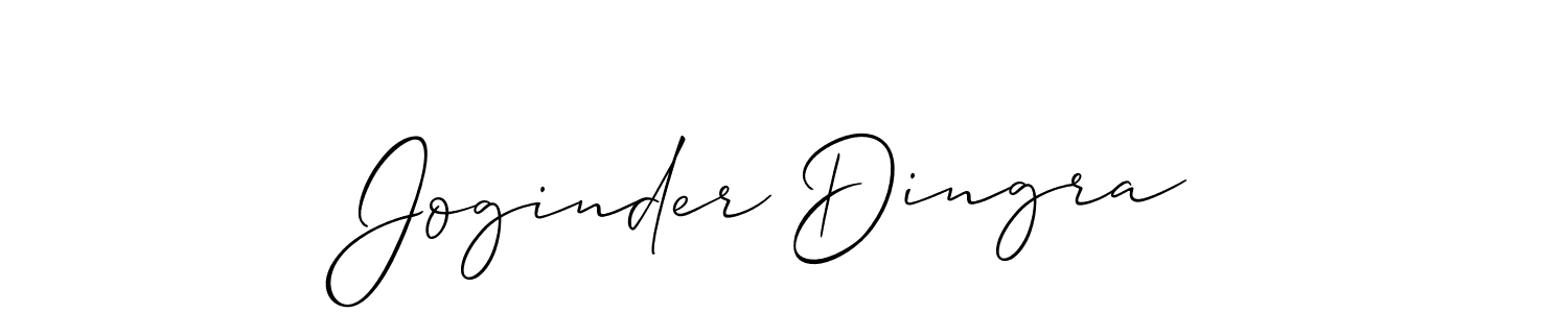 Best and Professional Signature Style for Joginder Dingra. Allison_Script Best Signature Style Collection. Joginder Dingra signature style 2 images and pictures png