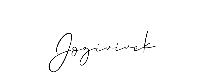 Similarly Allison_Script is the best handwritten signature design. Signature creator online .You can use it as an online autograph creator for name Jogivivek. Jogivivek signature style 2 images and pictures png