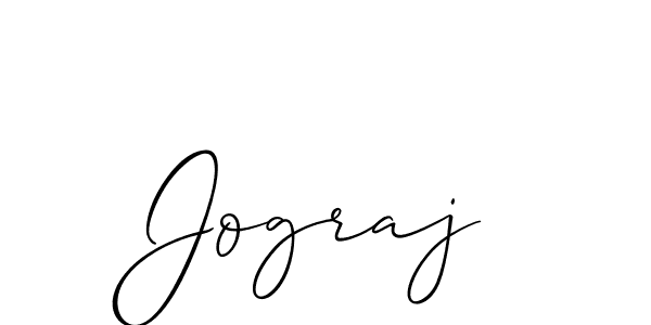 Make a beautiful signature design for name Jograj. With this signature (Allison_Script) style, you can create a handwritten signature for free. Jograj signature style 2 images and pictures png