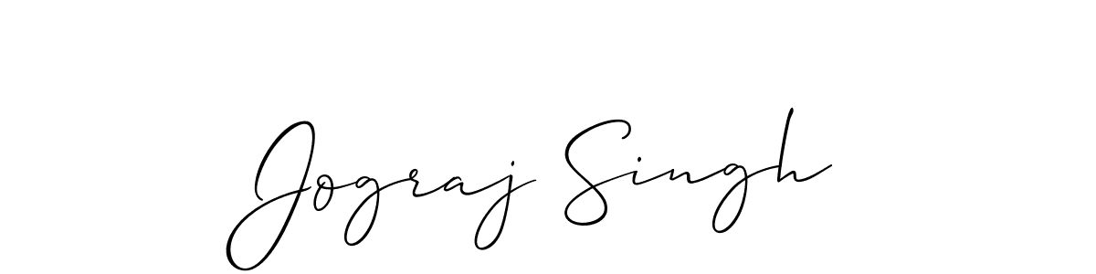 Allison_Script is a professional signature style that is perfect for those who want to add a touch of class to their signature. It is also a great choice for those who want to make their signature more unique. Get Jograj Singh name to fancy signature for free. Jograj Singh signature style 2 images and pictures png