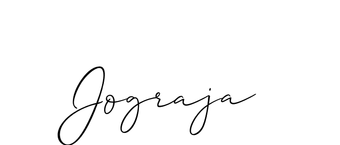It looks lik you need a new signature style for name Jograja. Design unique handwritten (Allison_Script) signature with our free signature maker in just a few clicks. Jograja signature style 2 images and pictures png