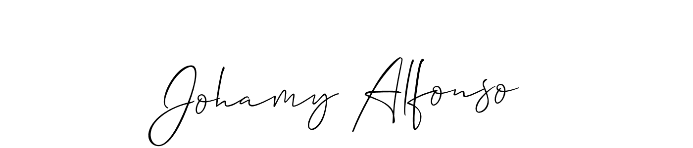 Once you've used our free online signature maker to create your best signature Allison_Script style, it's time to enjoy all of the benefits that Johamy Alfonso name signing documents. Johamy Alfonso signature style 2 images and pictures png