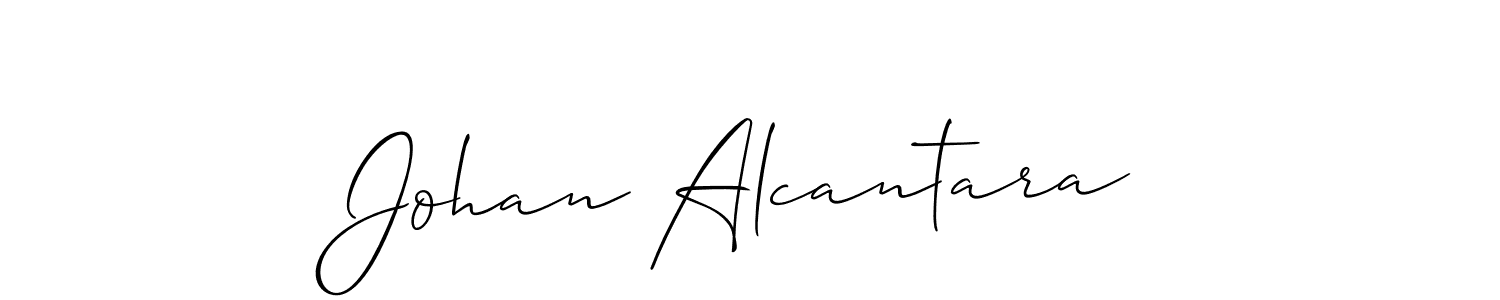 Make a beautiful signature design for name Johan Alcantara. With this signature (Allison_Script) style, you can create a handwritten signature for free. Johan Alcantara signature style 2 images and pictures png