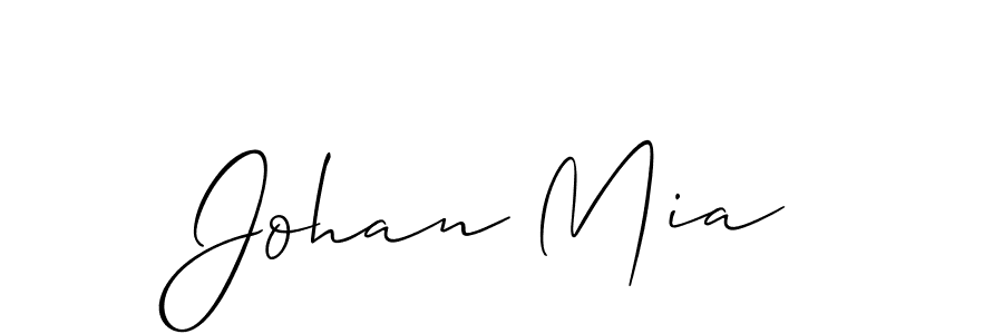 Create a beautiful signature design for name Johan Mia. With this signature (Allison_Script) fonts, you can make a handwritten signature for free. Johan Mia signature style 2 images and pictures png