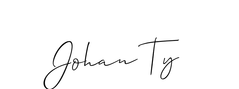 It looks lik you need a new signature style for name Johan Ty. Design unique handwritten (Allison_Script) signature with our free signature maker in just a few clicks. Johan Ty signature style 2 images and pictures png