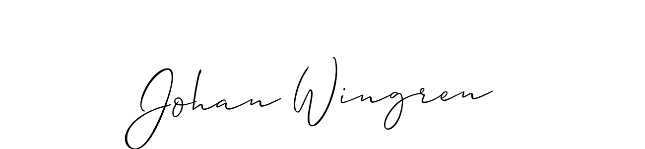 How to Draw Johan Wingren signature style? Allison_Script is a latest design signature styles for name Johan Wingren. Johan Wingren signature style 2 images and pictures png