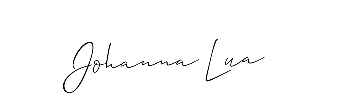 Similarly Allison_Script is the best handwritten signature design. Signature creator online .You can use it as an online autograph creator for name Johanna Lua. Johanna Lua signature style 2 images and pictures png