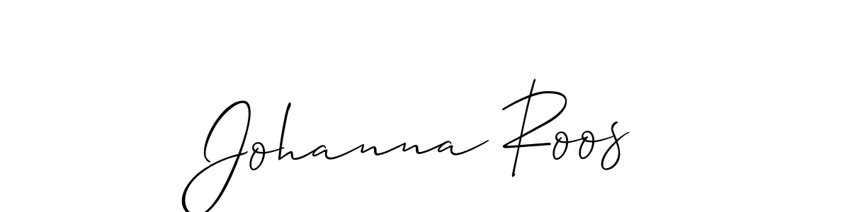 Allison_Script is a professional signature style that is perfect for those who want to add a touch of class to their signature. It is also a great choice for those who want to make their signature more unique. Get Johanna Roos name to fancy signature for free. Johanna Roos signature style 2 images and pictures png