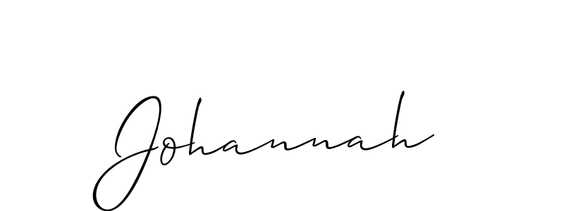 Make a beautiful signature design for name Johannah. With this signature (Allison_Script) style, you can create a handwritten signature for free. Johannah signature style 2 images and pictures png