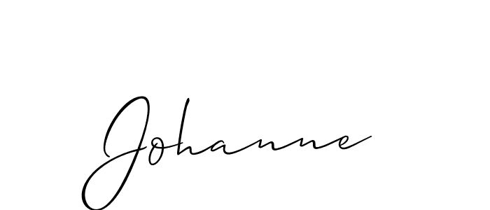 The best way (Allison_Script) to make a short signature is to pick only two or three words in your name. The name Johanne include a total of six letters. For converting this name. Johanne signature style 2 images and pictures png