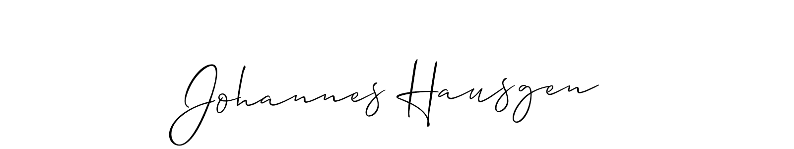 Make a beautiful signature design for name Johannes Hausgen. With this signature (Allison_Script) style, you can create a handwritten signature for free. Johannes Hausgen signature style 2 images and pictures png