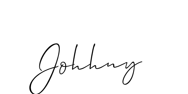 You should practise on your own different ways (Allison_Script) to write your name (Johhny) in signature. don't let someone else do it for you. Johhny signature style 2 images and pictures png