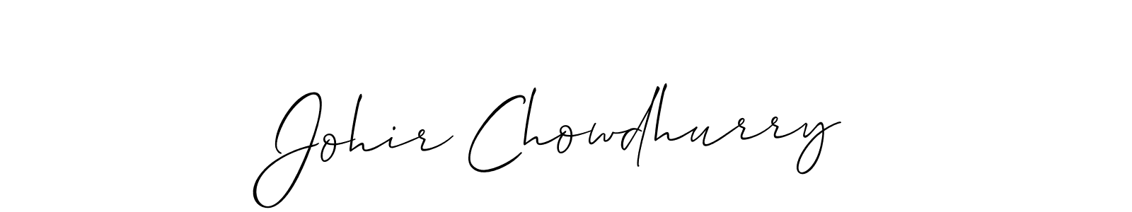 Also You can easily find your signature by using the search form. We will create Johir Chowdhurry name handwritten signature images for you free of cost using Allison_Script sign style. Johir Chowdhurry signature style 2 images and pictures png