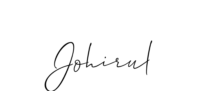 It looks lik you need a new signature style for name Johirul. Design unique handwritten (Allison_Script) signature with our free signature maker in just a few clicks. Johirul signature style 2 images and pictures png