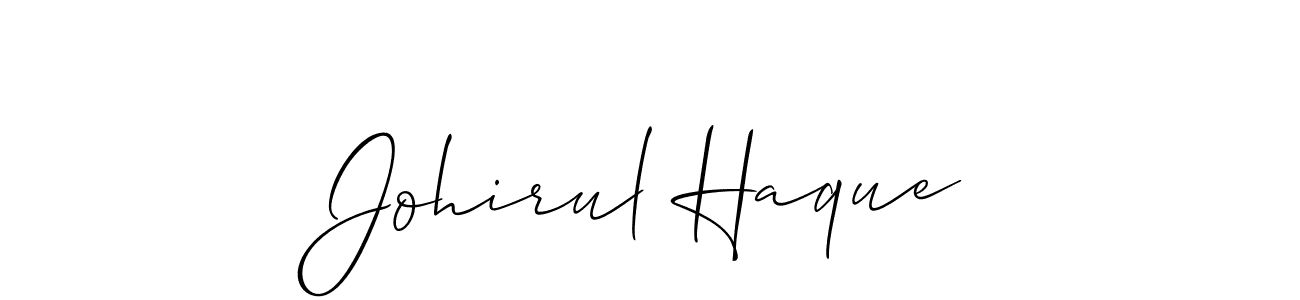 Also You can easily find your signature by using the search form. We will create Johirul Haque name handwritten signature images for you free of cost using Allison_Script sign style. Johirul Haque signature style 2 images and pictures png