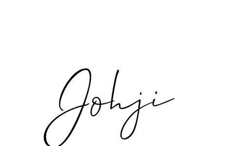 Best and Professional Signature Style for Johji. Allison_Script Best Signature Style Collection. Johji signature style 2 images and pictures png