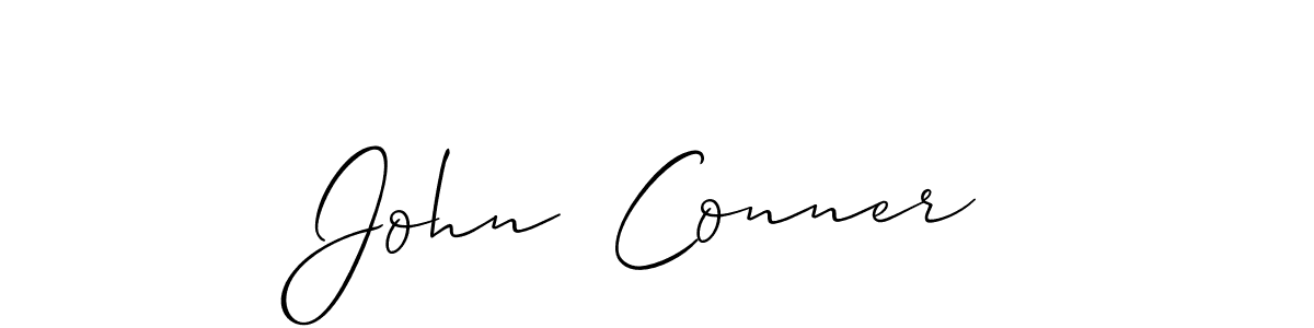 Allison_Script is a professional signature style that is perfect for those who want to add a touch of class to their signature. It is also a great choice for those who want to make their signature more unique. Get John  Conner name to fancy signature for free. John  Conner signature style 2 images and pictures png