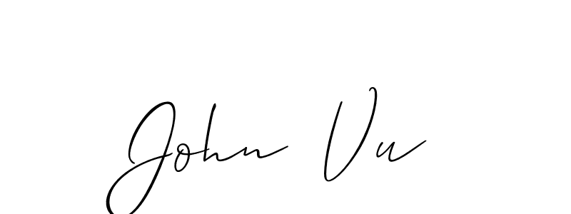 This is the best signature style for the John  Vu name. Also you like these signature font (Allison_Script). Mix name signature. John  Vu signature style 2 images and pictures png